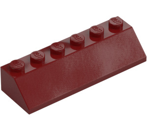 LEGO Dark Red Slope 2 x 6 (45°) (23949)