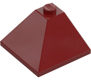 LEGO Dark Red Slope 3 x 3 (25°) Corner (3675)