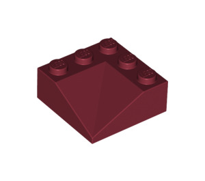 LEGO Dark Red Slope 3 x 3 (25°) Double Concave (99301)