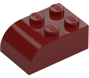 LEGO Dark Red Slope Brick 2 x 3 with Curved Top (6215)