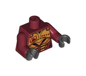 LEGO Dunkelrot Takeshi Torso (973 / 76382)