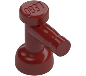 LEGO Dark Red Tap 1 x 1 with Hole in End (4599)