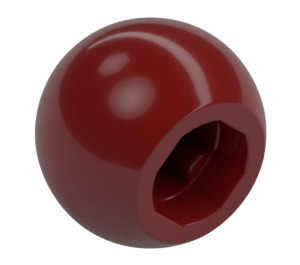 LEGO Mørk rød Technic Ball (18384 / 32474)