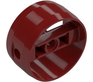 LEGO Dark Red Technic Cylinder with Center Bar (41531 / 77086)