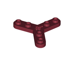 LEGO Dark Red Technic Rotor 3 Blade with 6 Studs (32125 / 51138)