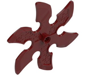 LEGO Dark Red Throwing Star with Hole (41125)