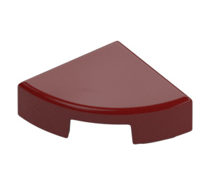 LEGO Dark Red Tile 1 x 1 Quarter Circle (25269 / 84411)