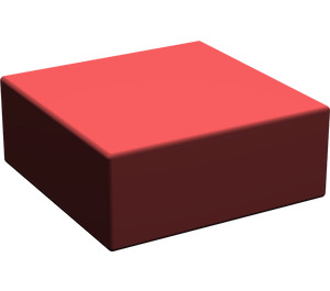 LEGO Dark Red Tile 1 x 1 without Groove