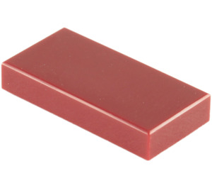 LEGO Dark Red Tile 1 x 2 with Groove (3069 / 30070)