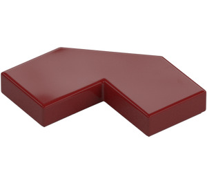 LEGO Dark Red Tile 2 x 2 Corner with Cutouts (27263)