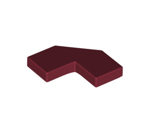 LEGO Dark Red Tile 2 x 2 Corner with Cutouts (27263)