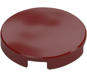 LEGO Dark Red Tile 2 x 2 Round with Bottom Stud Holder (14769)