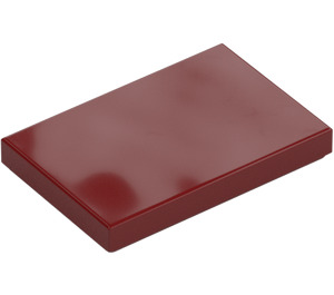 LEGO Dark Red Tile 2 x 3 (26603)