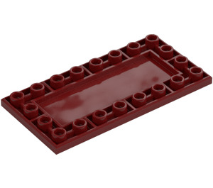 LEGO Dunkelrot Fliese 4 x 8 Invers (83496)