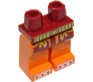 LEGO Rosso scuro Tormak Minifigure Fianchi e gambe (3815 / 17617)