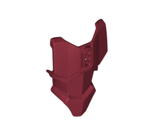 LEGO Dark Red Torso with Indented Waist and Hip Armor (90652)