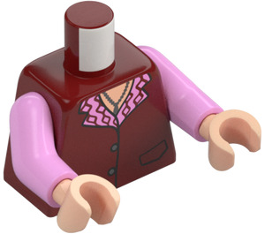 LEGO Mörkröd Trolley Witch Minifigur Kropp (973 / 76382)