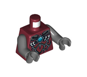 LEGO Rojo oscuro Wakz Torso (973 / 76382)