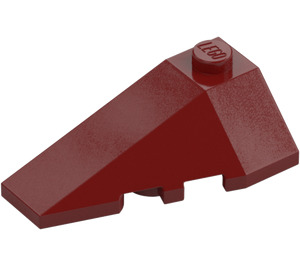 LEGO Dark Red Wedge 2 x 4 Triple Left (43710)