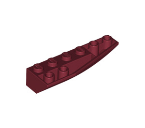 LEGO Dunkelrot Keil 2 x 6 Doppelt Invertiert Recht (41764)