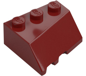 LEGO Ciemno czerwony Klin 3 x 3 Prawo (48165)