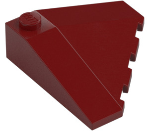 LEGO Dark Red Wedge 4 x 4 (18°) Corner (43708)