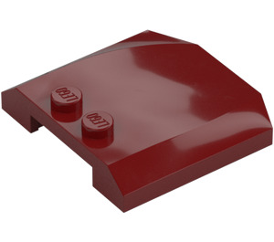 LEGO Dark Red Wedge 4 x 4 Curved (45677)