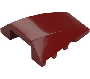 LEGO Dark Red Wedge 4 x 4 Triple Curved without Studs (47753)