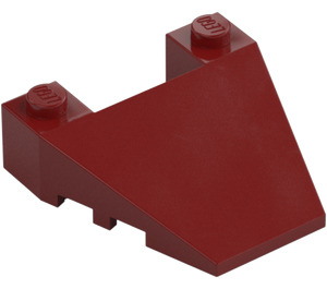 LEGO Dark Red Wedge 4 x 4 with Stud Notches (93348)