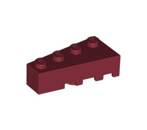 LEGO Dark Red Wedge Brick 2 x 4 Left (41768)