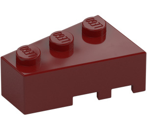 LEGO Dark Red Wedge Brick 3 x 2 Left (6565)