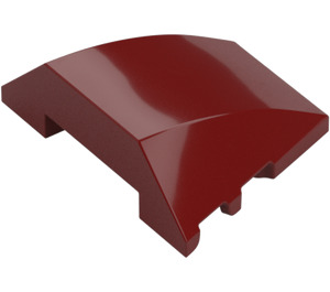 LEGO Dark Red Wedge Curved 3 x 4 Triple (64225)