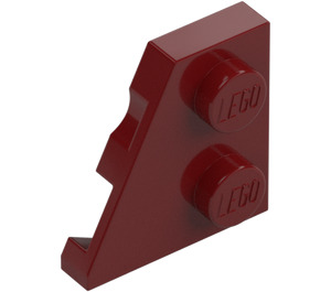 LEGO Dark Red Wedge Plate 2 x 2 Wing Left (24299)