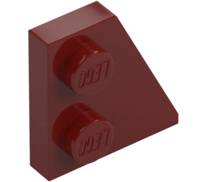 LEGO Dark Red Wedge Plate 2 x 2 Wing Right (24307)