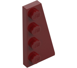 LEGO Dark Red Wedge Plate 2 x 4 Wing Right (41769)