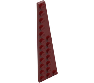 LEGO Donkerrood Wig Plaat 3 x 12 Vleugel Rechts (47398)