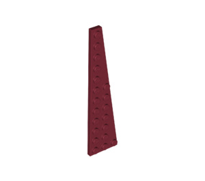 LEGO Dark Red Wedge Plate 3 x 12 Wing Right (47398)