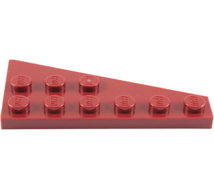 LEGO Donkerrood Wig Plaat 3 x 6 Vleugel Links (54384)