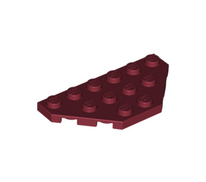 LEGO Dunkelrot Keil Platte 3 x 6 mit 45º Ecken (2419 / 43127)