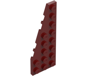 LEGO Dark Red Wedge Plate 3 x 8 Wing Left (50305)