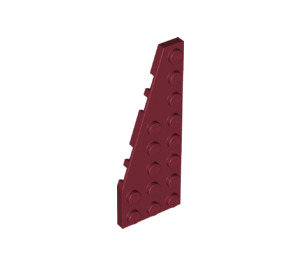 LEGO Donkerrood Wig Plaat 3 x 8 Vleugel Links (50305)
