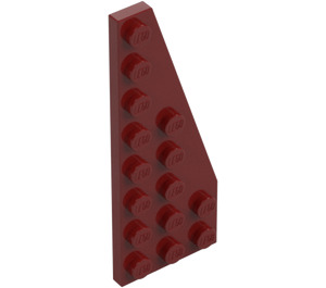 LEGO Donkerrood Wig Plaat 3 x 8 Vleugel Rechts (50304)