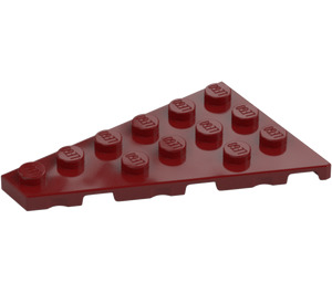 LEGO Dunkelrot Keil Platte 4 x 6 Flügel Links (48208)