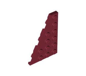 LEGO Rouge foncé Coin assiette 4 x 6 Aile La gauche (48208)