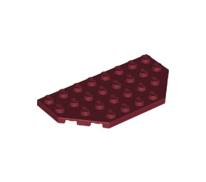 LEGO Dark Red Wedge Plate 4 x 8 with Corners (68297)