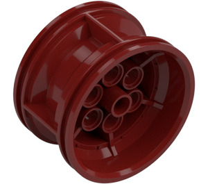 LEGO Dark Red Wheel Rim Ø43.2 x 26 with 6 Pinholes (51488 / 56908)