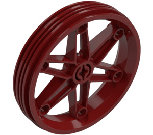 LEGO Rosso scuro Ruota Bordo Ø61.6 x 13.6 (2903)