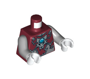 LEGO Dunkelrot Worriz Torso (973 / 76382)