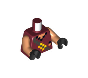 LEGO Dark Red Zombie Hunter Minifig Torso (973 / 76382)