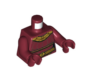 LEGO Dark Red Zorii Bliss Minifig Torso (973 / 76382)